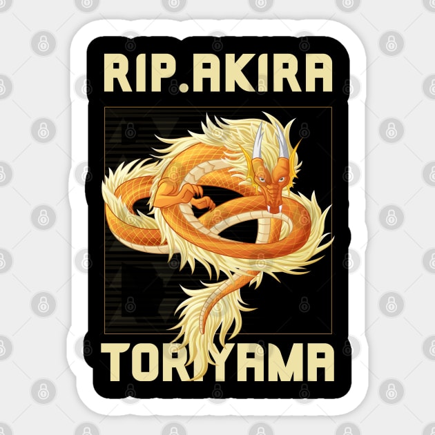 RIP AKIRA TORIYAMA Sticker by Lolane